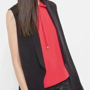 🔥TED Baker🔥 | Leelih black longline wool blend vest